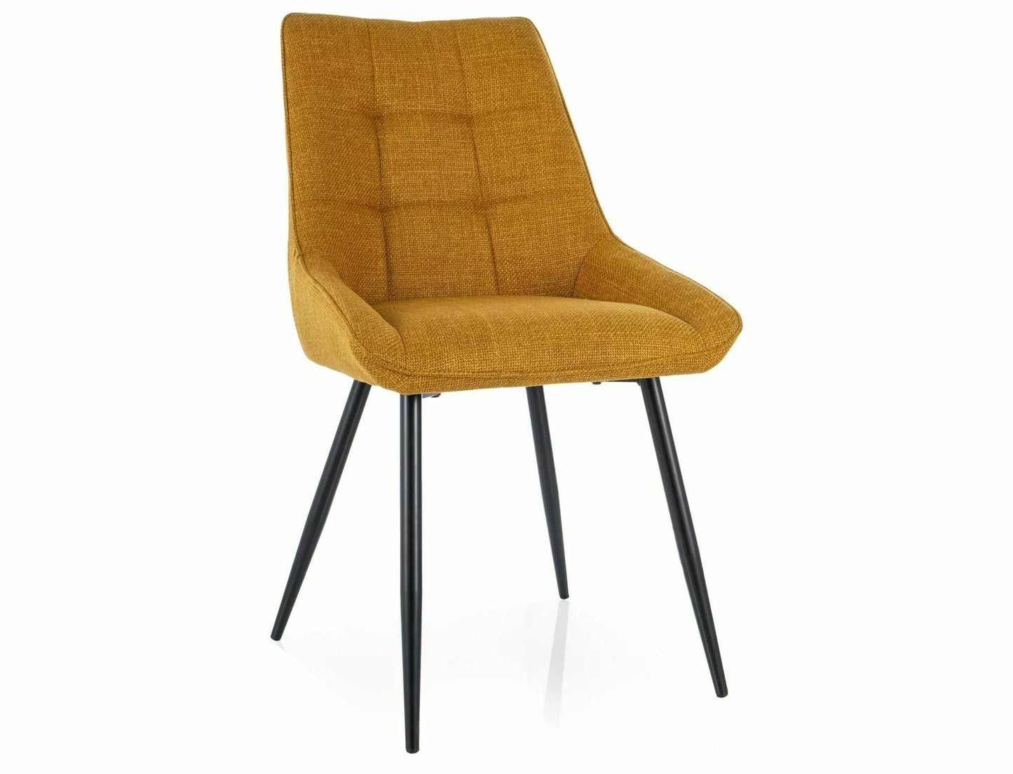 Kitchen Chair Xalapa | size: Width: 50cm, Height: 88cm, Depth: 42cm | color: Yellow | image: 1 | variant: 1003827