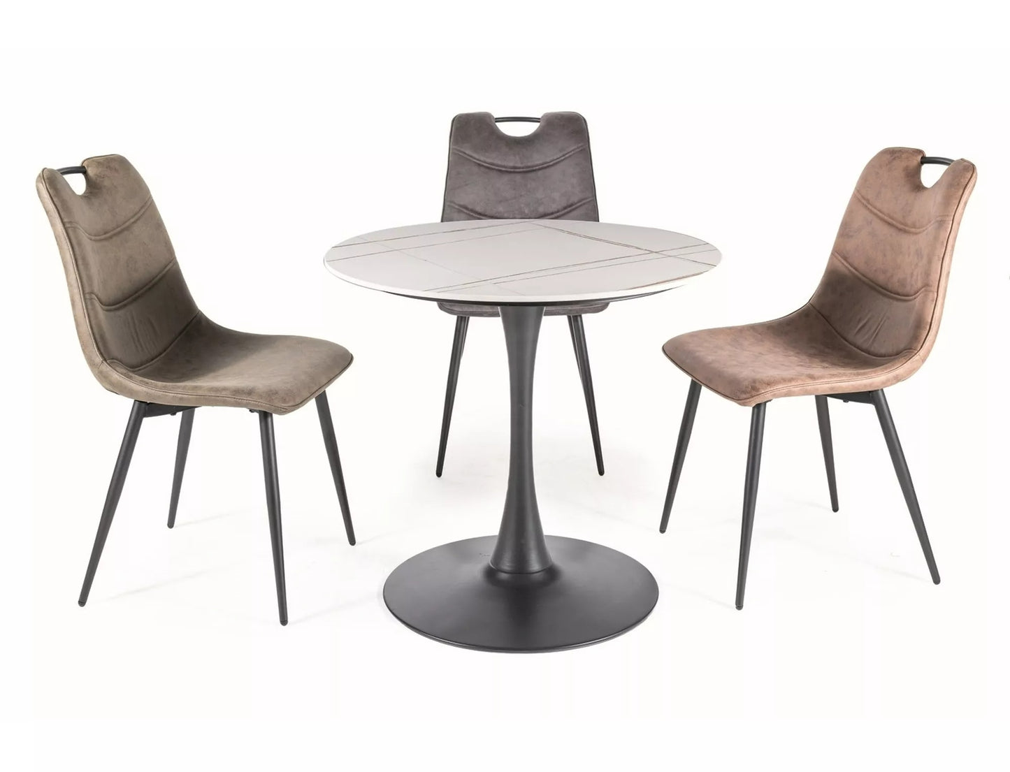 Kitchen Chair Yamoussoukro | size: Width: 46cm, Height: 91cm, Depth: 41cm | color: Gray | image: 4 | variant: 1003989