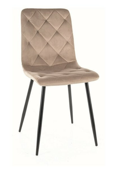 Kitchen Chair Zanzibar | size: Width: 45cm, Height: 91cm, Depth: 39cm | color: Beige | image: 0 | variant: 1003852