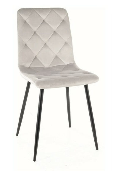 Kitchen Chair Zanzibar | size: Width: 45cm, Height: 91cm, Depth: 39cm | color: Gray | image: 0 | variant: 1003853