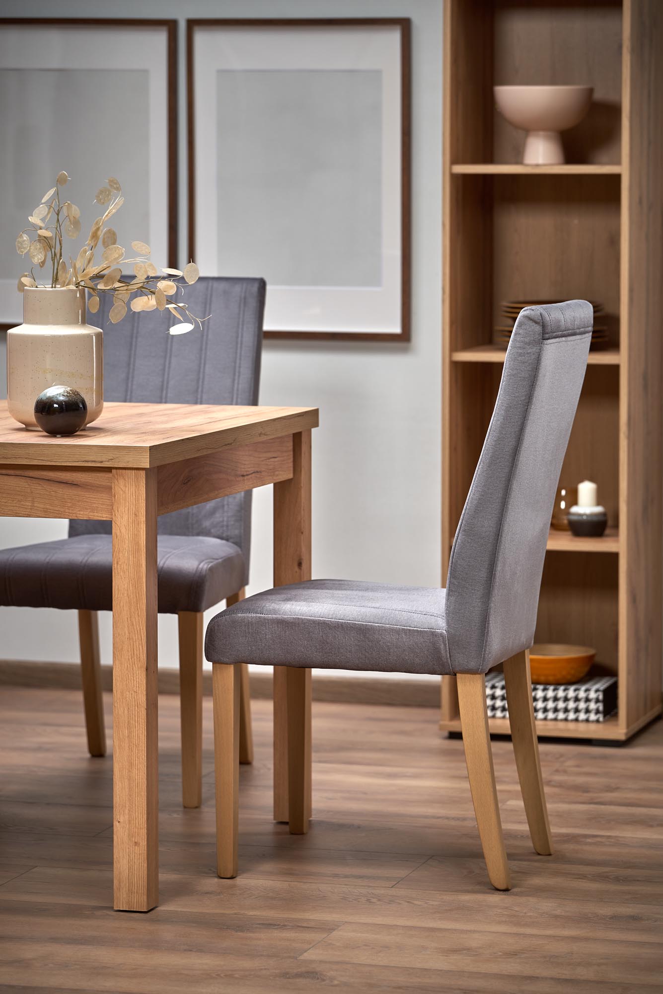 Kitchen Table Buenos Aires | size: Length: 90cm, Width: 125cm, Height: 70cm | color: Oak | image: 6 | variant: 1003184