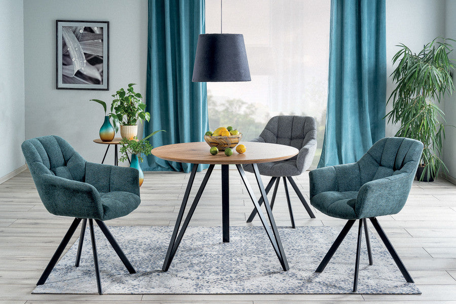 Kitchen Table Burton upon Trent | size: Length: 100cm, Width: 100cm, Height: 76cm, Diameter: 100cm | color: Oak | image: 5 | variant: 1004418