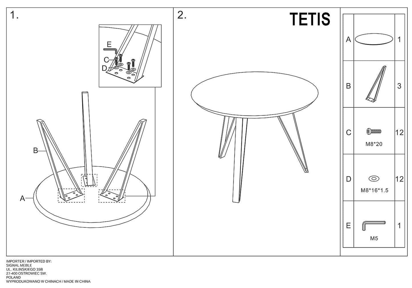 Kitchen Table Burton upon Trent | size: Length: 100cm, Width: 100cm, Height: 76cm, Diameter: 100cm | color: Oak | image: 6 | variant: 1004418