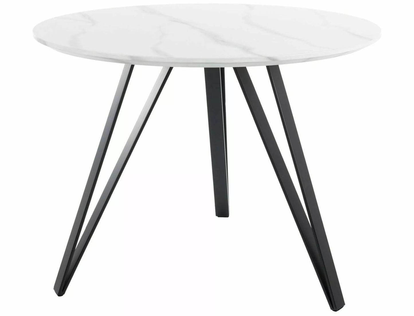 Kitchen Table Burton upon Trent | size: Length: 100cm, Width: 100cm, Height: 76cm, Diameter: 100cm | color: White | image: 1 | variant: 1004419