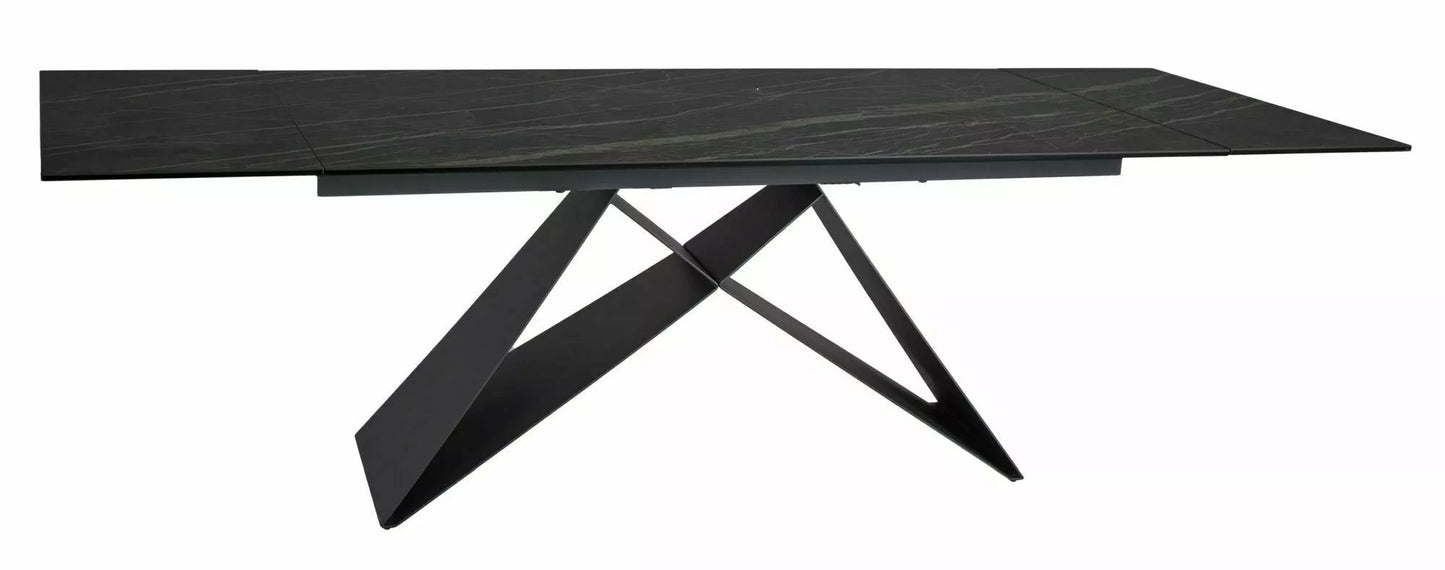Kitchen Table Cannock | size: Length: 90cm, Width: 240cm, Height: 77cm | color: Black | image: 0 | variant: 1004423