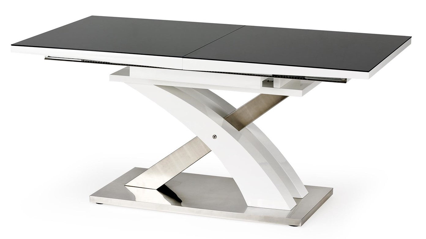 Kitchen Table Chongqing | size: Length: 90cm, Width: 220cm, Height: 78cm | color: White/Black | image: 2 | variant: 1003213