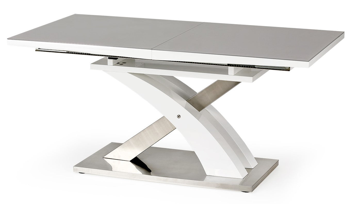 Kitchen Table Chongqing | size: Length: 90cm, Width: 220cm, Height: 78cm | color: White/Grey | image: 2 | variant: 1003211