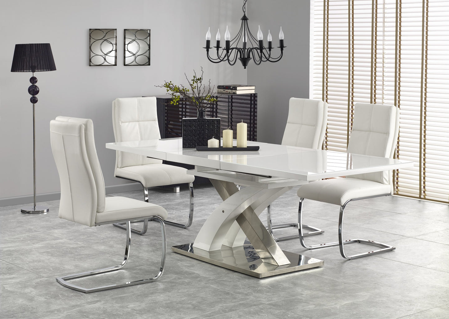 Kitchen Table Chongqing | size: Length: 90cm, Width: 220cm, Height: 78cm | color: White | image: 3 | variant: 1003212