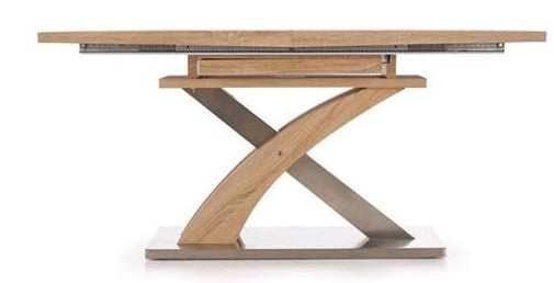 Kitchen Table Delhi | size: Length: 90cm, Width: 220cm, Height: 77cm | color: Oak | image: 6 | variant: 1003236