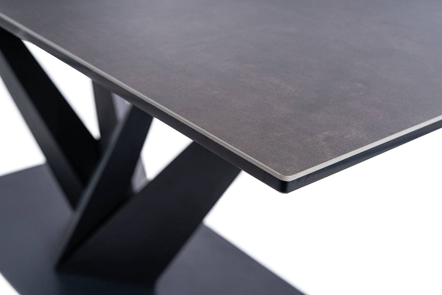 Kitchen Table East Ahmedabad | size: Length: 90cm, Width: 220cm, Height: 76cm | color: Black/Grey | image: 5 | variant: 1007904