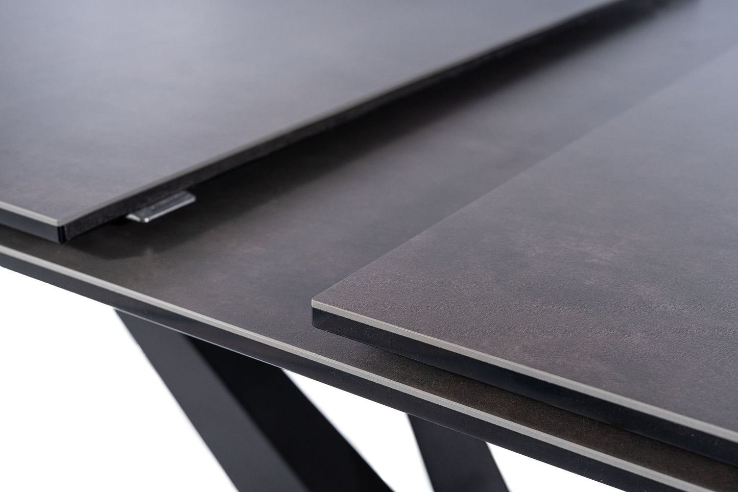 Kitchen Table East Ahmedabad | size: Length: 90cm, Width: 220cm, Height: 76cm | color: Black/Grey | image: 6 | variant: 1007904