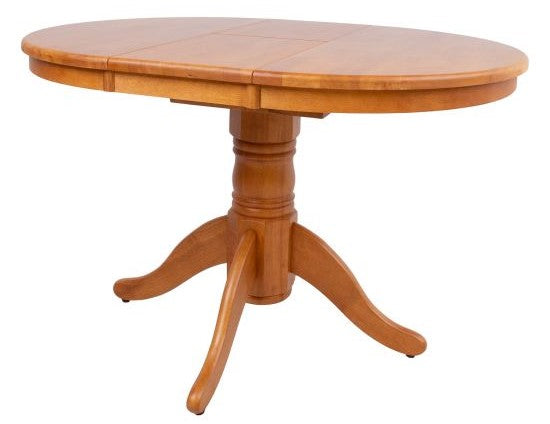 Kitchen Table East Biggleswade | size: Length: 90cm, Width: 120cm, Height: 74cm, Diameter: 90cm | color: Oak | image: 5 | variant: 1005487
