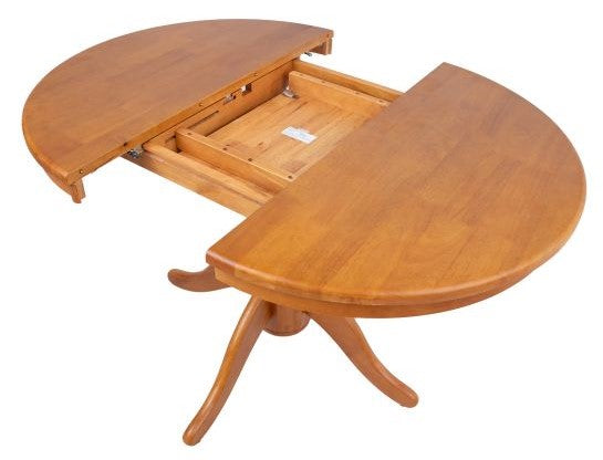Kitchen Table East Biggleswade | size: Length: 90cm, Width: 120cm, Height: 74cm, Diameter: 90cm | color: Oak | image: 7 | variant: 1005487
