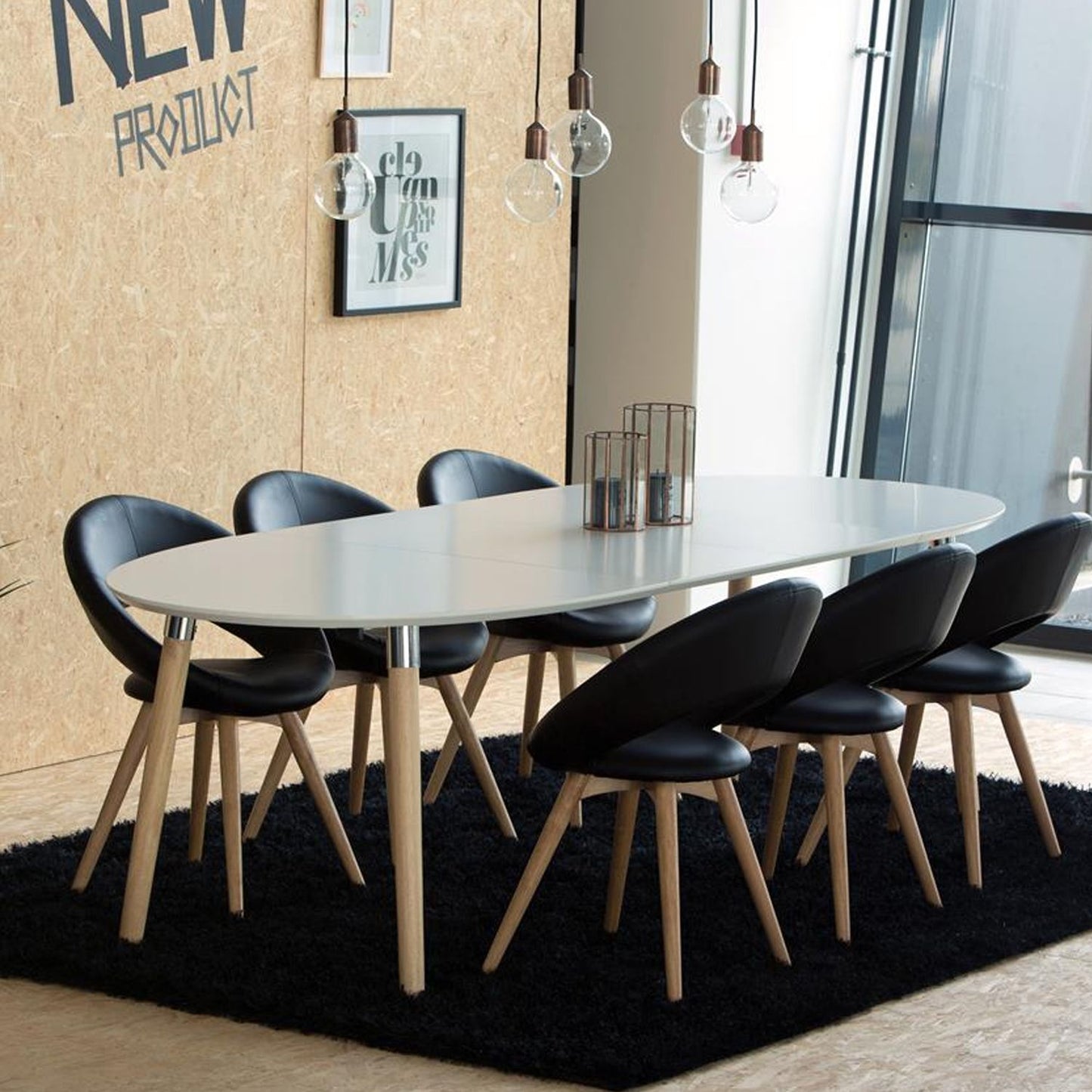 Kitchen Table East Livorno | size: Length: 100cm, Width: 270cm, Height: 74cm | color: White | image: 1 | variant: 1006493