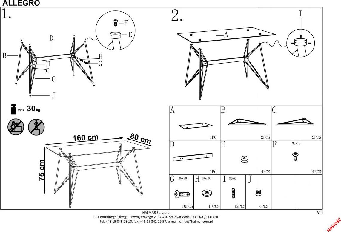 Kitchen Table East Mumbai | size: Length: 80cm, Width: 160cm, Height: 75cm | color: Transparent | image: 8 | variant: 1006791
