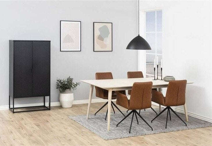 Kitchen Table East Penarth | size: Length: 100cm, Width: 200cm, Height: 75.3cm | color: Oak | image: 4 | variant: 1005779