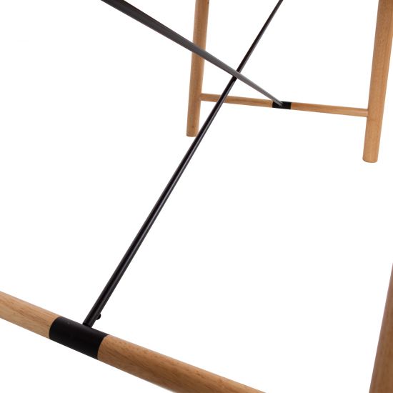 Kitchen Table East Sandy | size: Length: 90cm, Width: 180cm, Height: 75cm | color: Oak | image: 5 | variant: 1005081