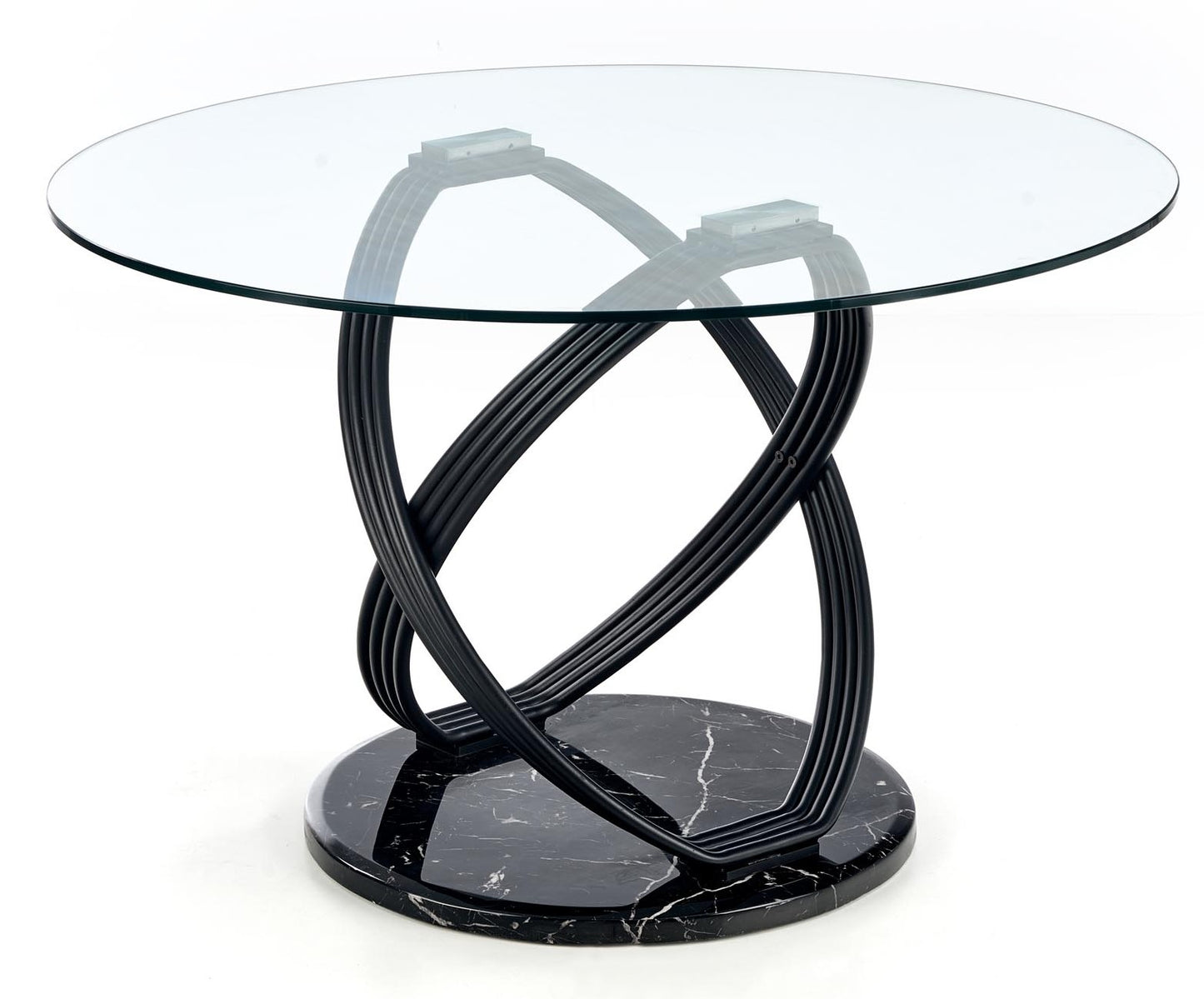 Kitchen Table East Wellington | size: Length: 120cm, Width: 120cm, Height: 77cm, Diameter: 120cm | color: Transparent | image: 1 | variant: 1006835