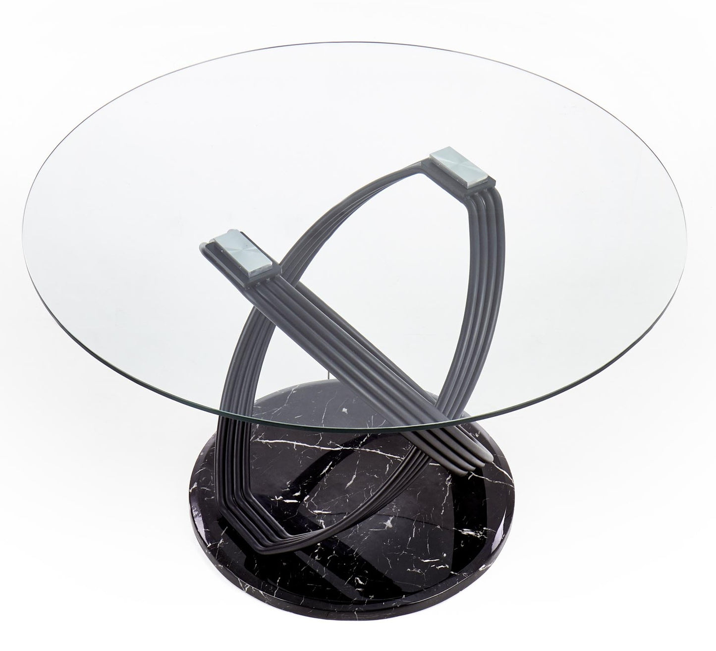 Kitchen Table East Wellington | size: Length: 120cm, Width: 120cm, Height: 77cm, Diameter: 120cm | color: Transparent | image: 4 | variant: 1006835