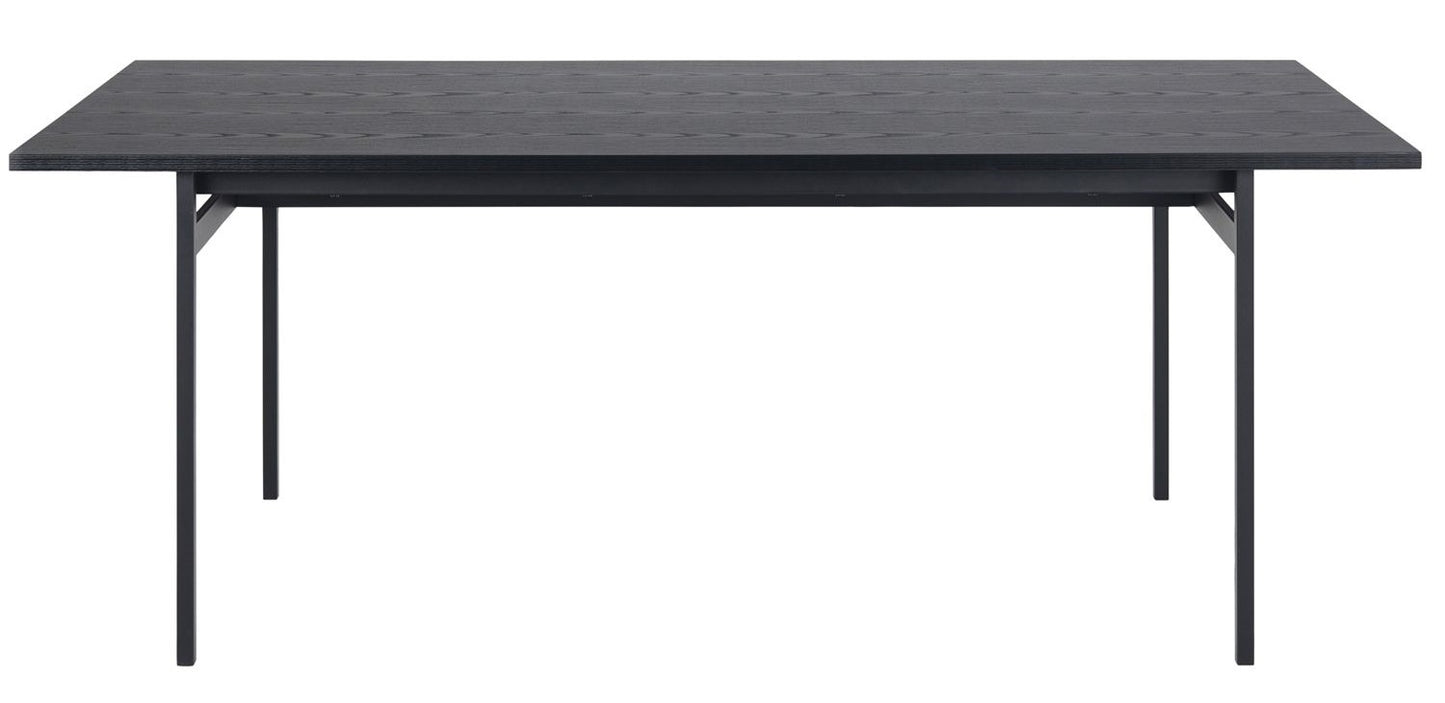 Kitchen Table Loughborough | size: Length: 90cm, Width: 200cm, Height: 74cm | color: Black | image: 2 | variant: 1005670