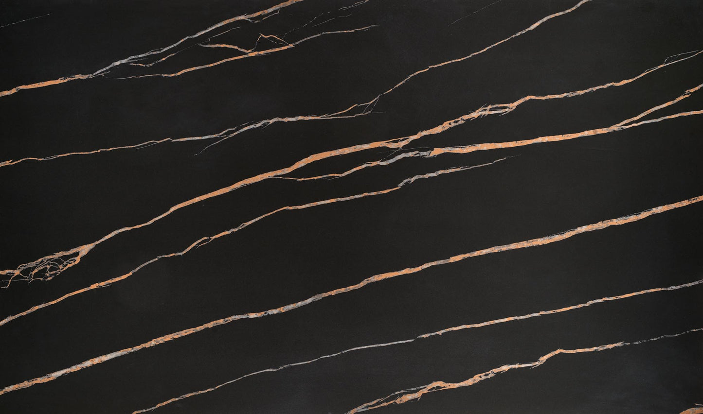 Kitchen Table Lozano | size: Length: 82cm, Width: 200cm, Height: 76cm | color: Marble/Black/Walnut | image: 8 | variant: 1013021