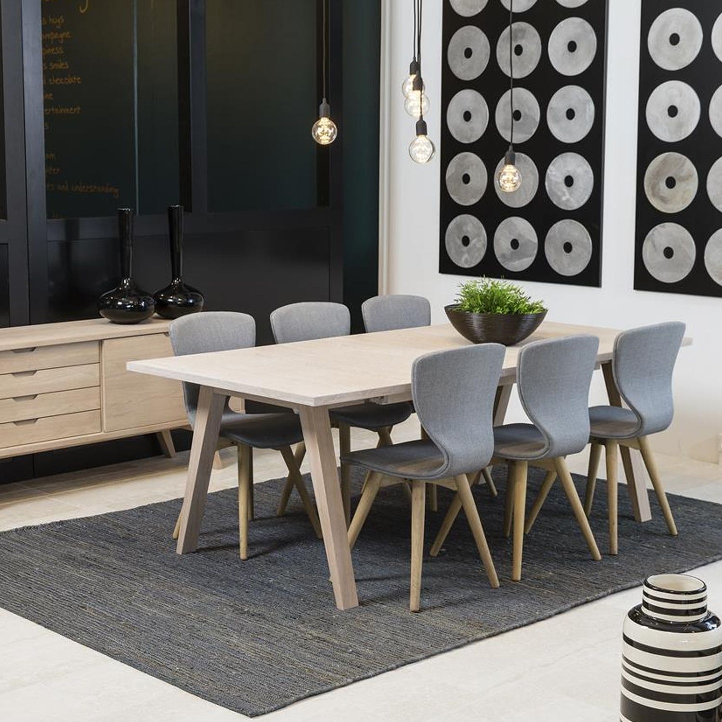 Kitchen Table Naples | size: Length: 100cm, Width: 210cm, Height: 74cm | color: Oak | image: 3 | variant: 1005778