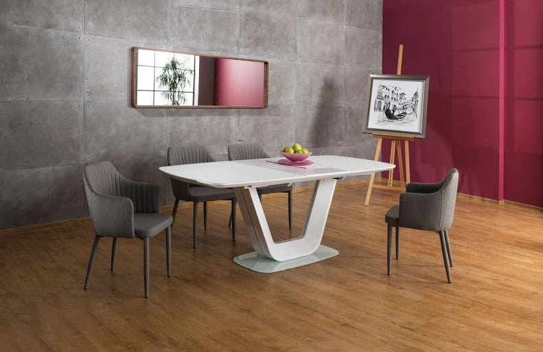 Kitchen Table Swindon | size: Length: 90cm, Width: 200cm, Height: 76cm | color: White | image: 4 | variant: 1007686