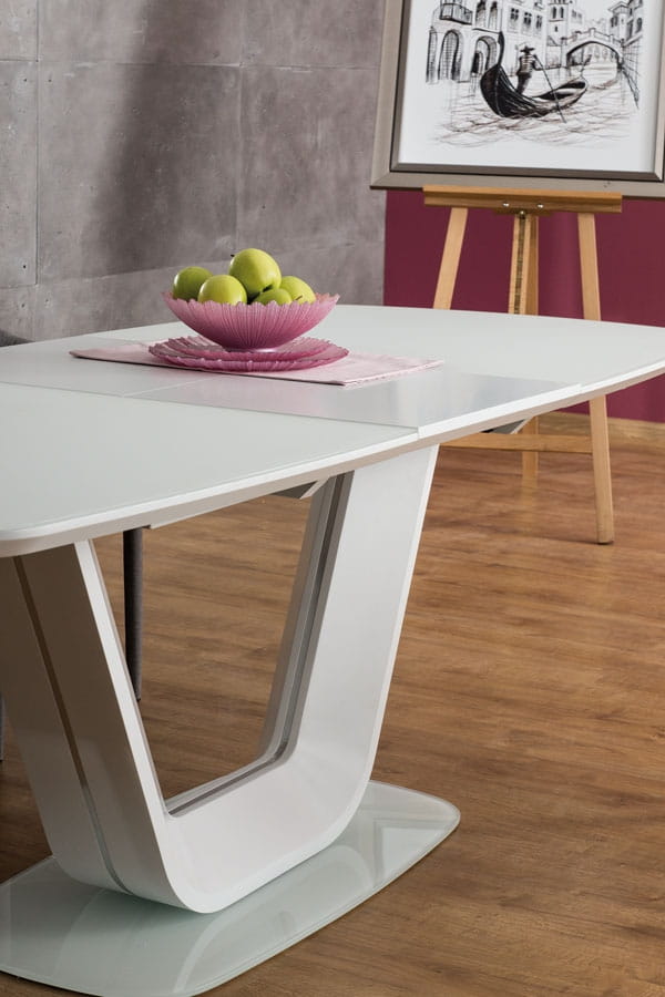 Kitchen Table Swindon | size: Length: 90cm, Width: 200cm, Height: 76cm | color: White | image: 5 | variant: 1007686
