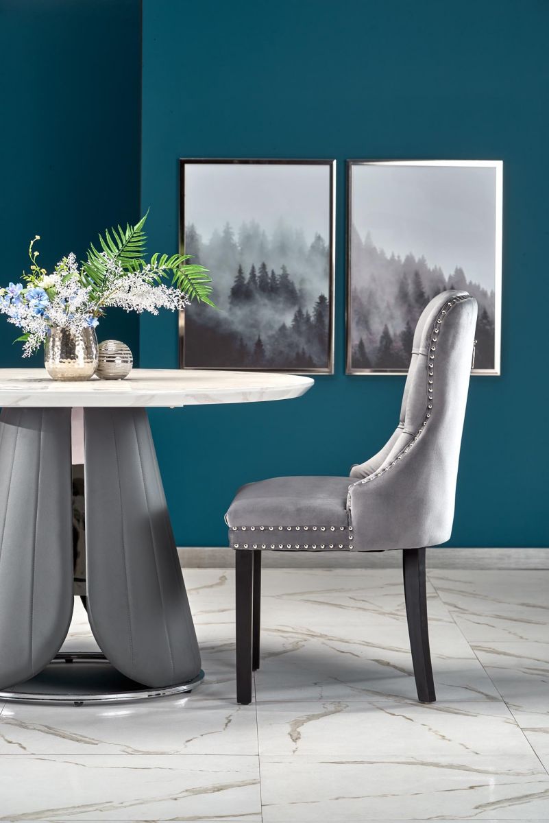 Kitchen Table West Ashford | size: Length: 120cm, Width: 120cm, Height: 77cm, Diameter: 120cm | color: White | image: 7 | variant: 1007300