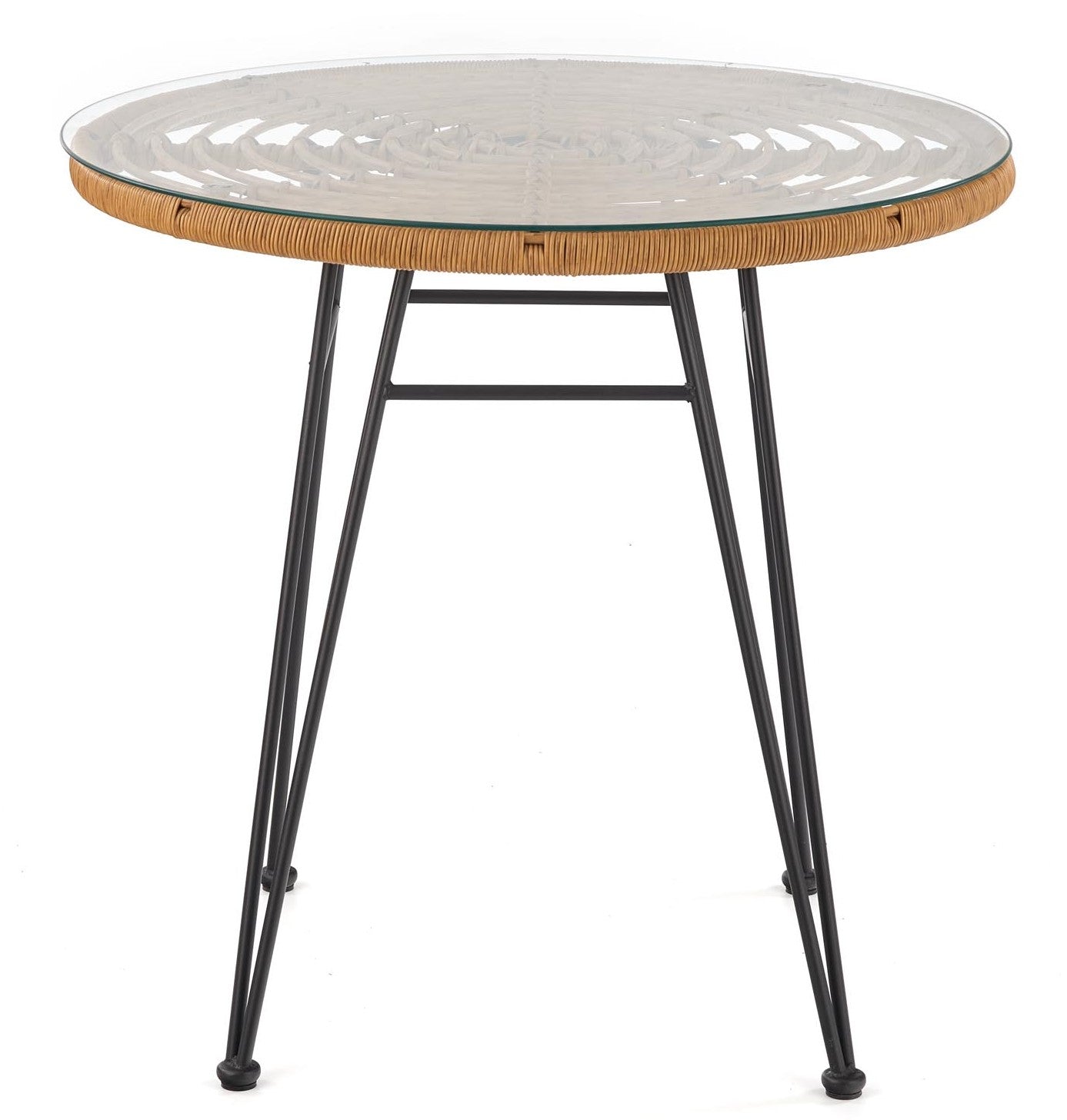 Kitchen Table West Boston | size: Length: 79cm, Width: 79cm, Height: 76cm, Diameter: 79cm | color: Transparent | image: 3 | variant: 1007128