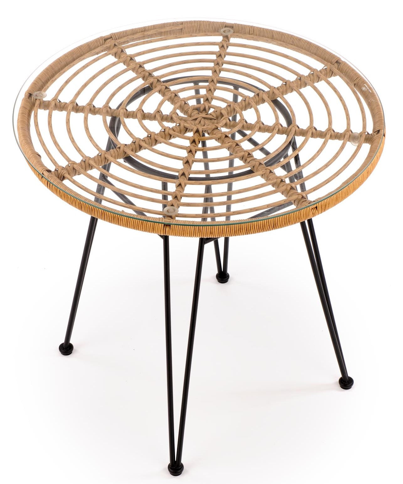 Kitchen Table West Boston | size: Length: 79cm, Width: 79cm, Height: 76cm, Diameter: 79cm | color: Transparent | image: 8 | variant: 1007128