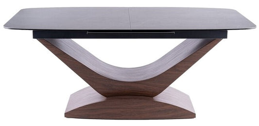 Kitchen Table West Cosenza | size: Length: 95cm, Width: 240cm, Height: 76cm | color: Black | image: 1 | variant: 1007897