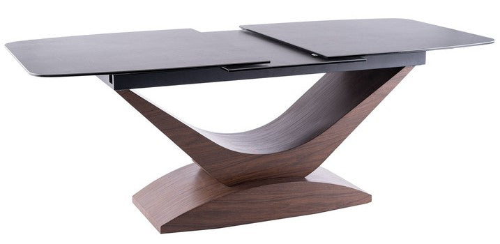 Kitchen Table West Cosenza | size: Length: 95cm, Width: 240cm, Height: 76cm | color: Black | image: 3 | variant: 1007897