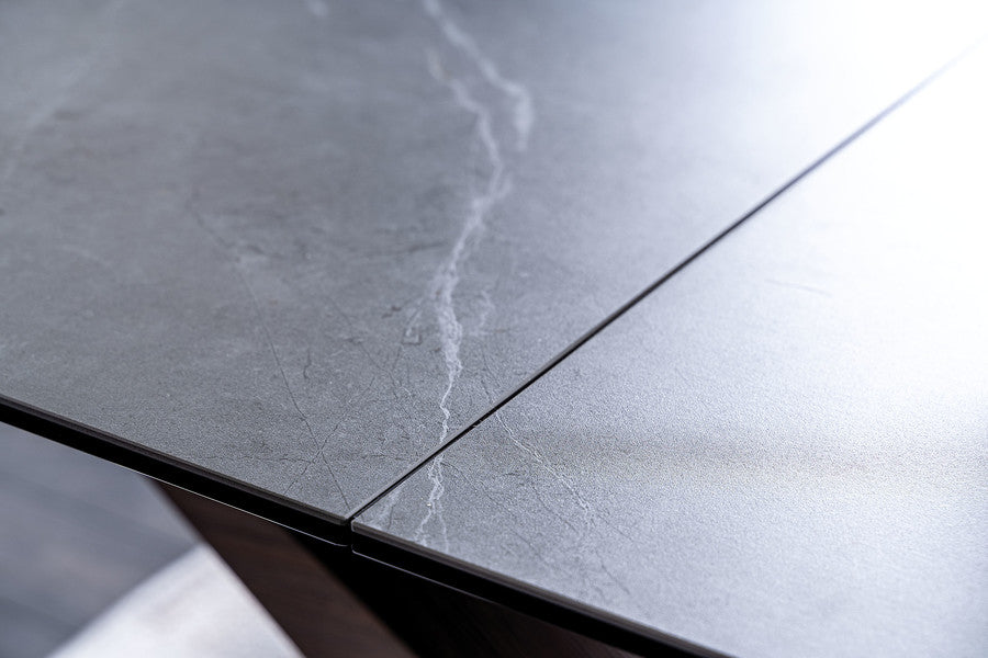 Kitchen Table West Cosenza | size: Length: 95cm, Width: 240cm, Height: 76cm | color: Black | image: 6 | variant: 1007897