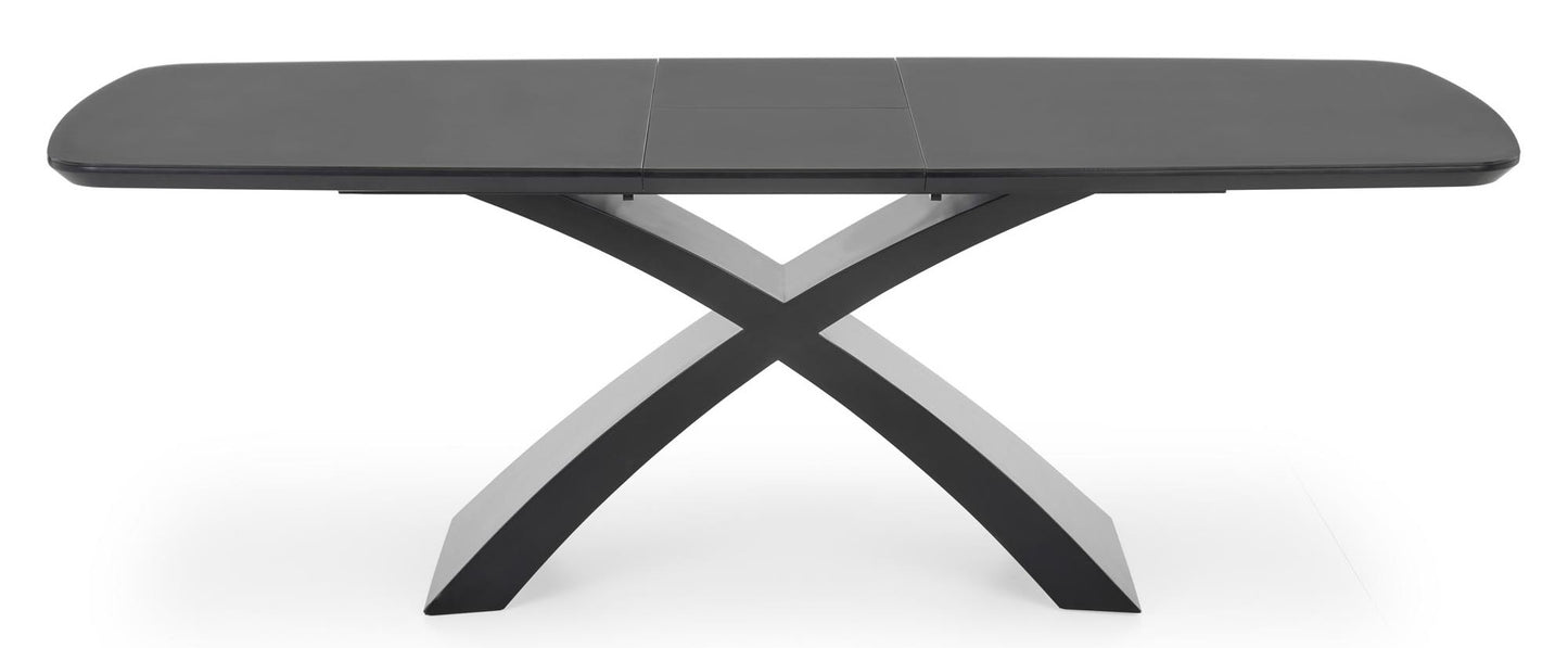 Kitchen Table West Dartford | size: Length: 89cm, Width: 220cm, Height: 75cm | color: Black/Grey | image: 3 | variant: 1007270