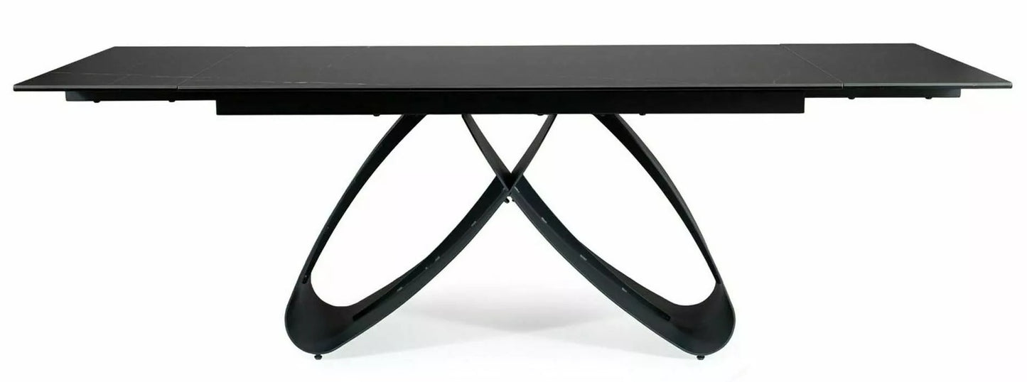 Kitchen Table West Goa | size: Length: 90cm, Width: 240cm, Height: 76cm | color: Black | image: 0 | variant: 1007983