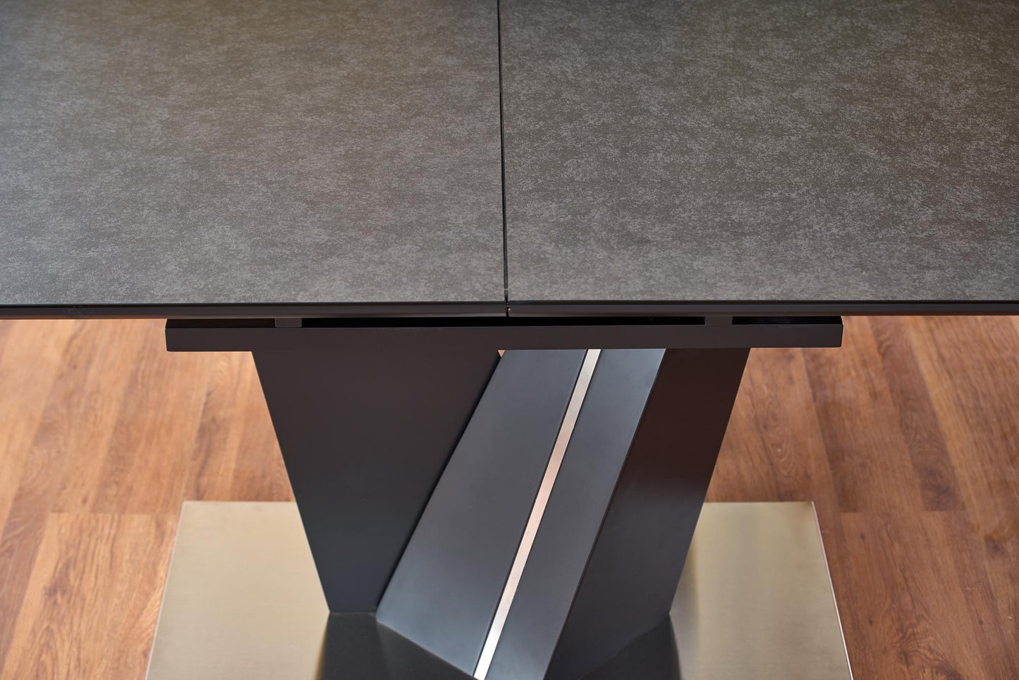 Kitchen Table West Olney | size: Length: 90cm, Width: 200cm, Height: 77cm | color: Gray | image: 6 | variant: 1007191