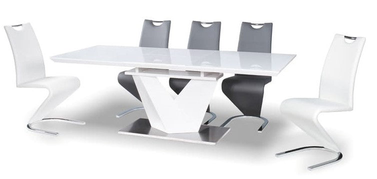 Kitchen Table West Padua | size: Length: 90cm, Width: 220cm, Height: 75cm | color: White | image: 2 | variant: 1007769