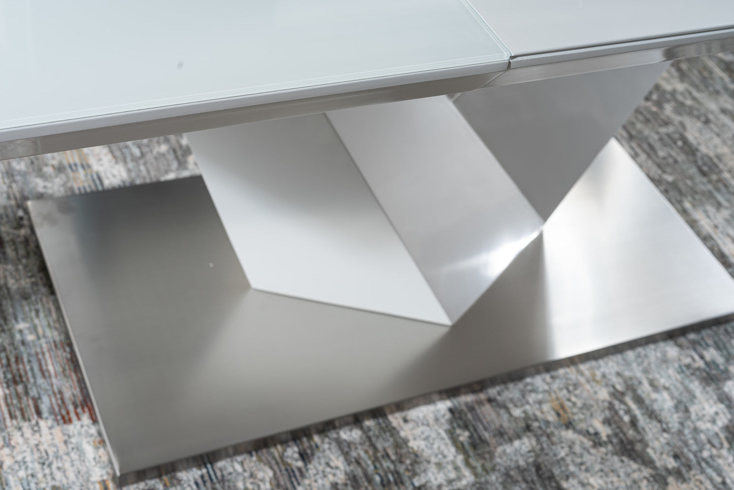 Kitchen Table West Padua | size: Length: 90cm, Width: 220cm, Height: 75cm | color: White | image: 4 | variant: 1007769
