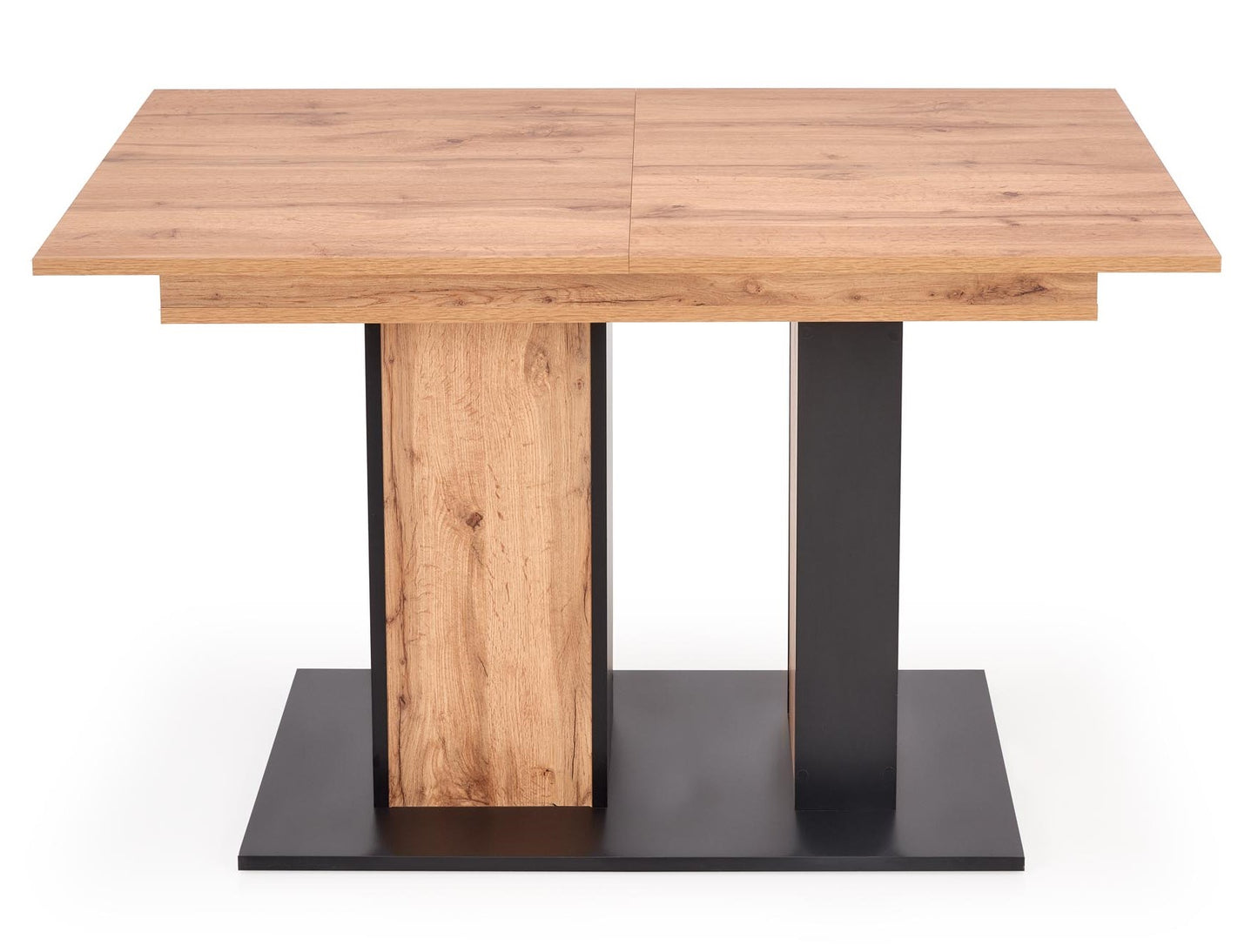 Kitchen Table West Sutton | size: Length: 85cm, Width: 175cm, Height: 77cm | color: Black/Oak | image: 2 | variant: 1007264