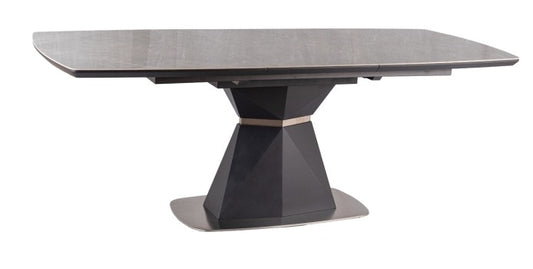 Kitchen Table West Zaragoza | size: Length: 90cm, Width: 210cm, Height: 76cm | color: Marble/Grey | image: 1 | variant: 1007685