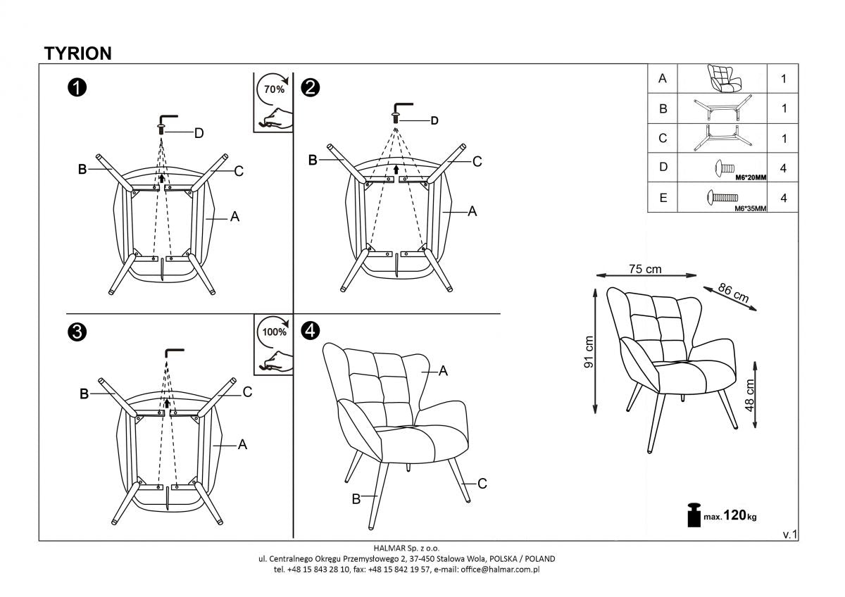Lounge Chair Alghero | size: Width: 75cm, Height: 91cm, Depth: 86cm | color: Yellow | image: 9 | variant: 1002843