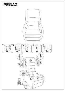 Lounge Chair Blackpool | size: Width: 64cm, Height: 102cm, Depth: 88cm | color: Gray | image: 3 | variant: 1004115