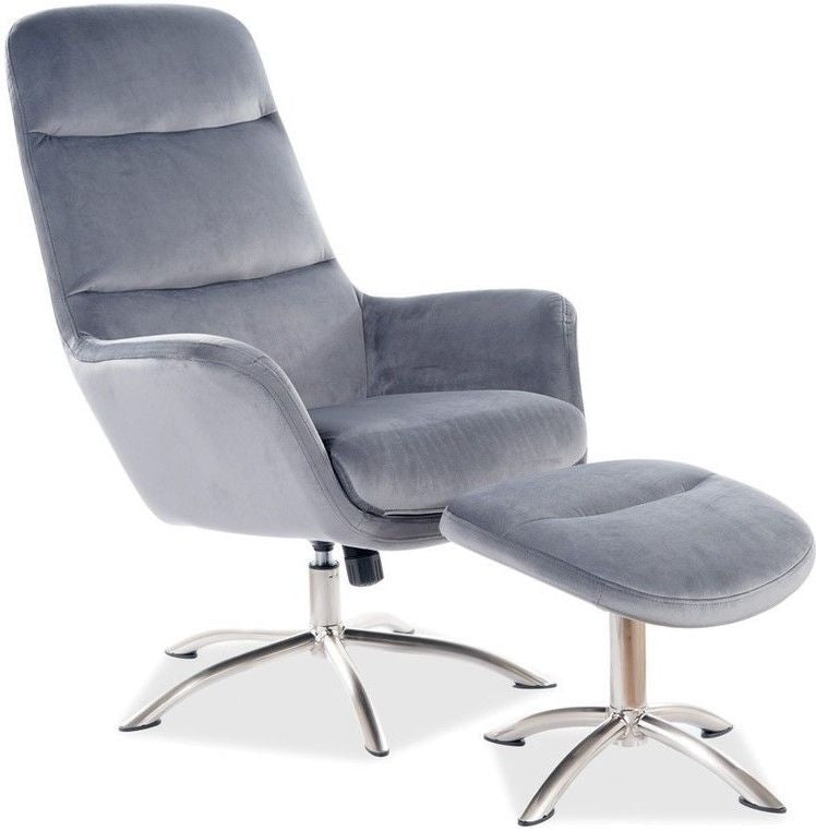 Lounge Chair Bolton | size: Width: 68cm, Height: 110cm, Depth: 73cm | color: Gray | image: 1 | variant: 1004102