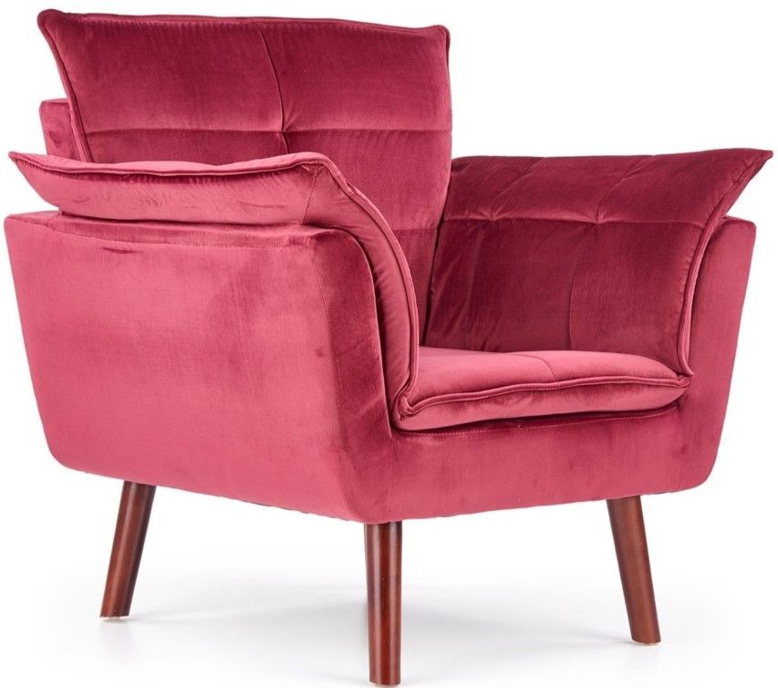 Lounge Chair Brindisi | size: Width: 80cm, Height: 84cm, Depth: 73cm | color: Red | image: 1 | variant: 1002819