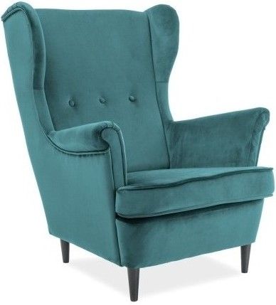 Lounge Chair Cologne | size: Width: 72cm, Height: 101cm, Depth: 56cm | color: Blue | image: 1 | variant: 1004087