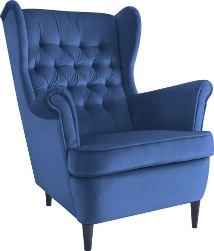 Lounge Chair Derby | size: Width: 68cm, Height: 101cm, Depth: 90cm | color: Blue | image: 1 | variant: 1004052