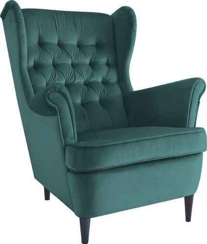Lounge Chair Derby | size: Width: 68cm, Height: 101cm, Depth: 90cm | color: Green | image: 1 | variant: 1004054