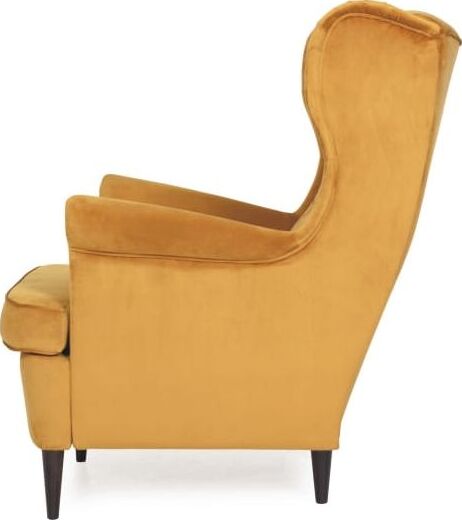 Lounge Chair Derby | size: Width: 68cm, Height: 101cm, Depth: 90cm | color: Yellow | image: 2 | variant: 1004056