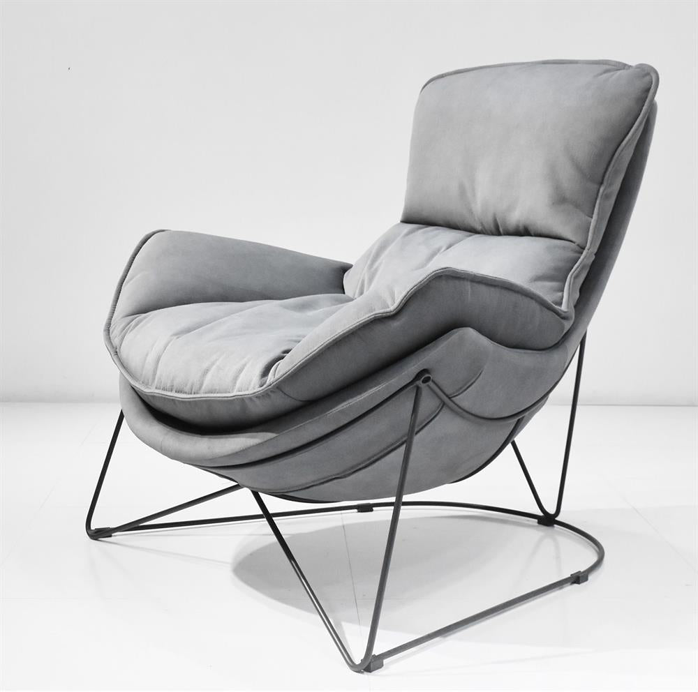 Lounge Chair Diva | size: Width: 88cm, Height: 84cm, Depth: 96cm | color: Gray | image: 8 | variant: 1004794